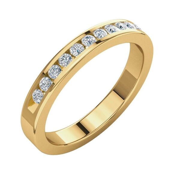 14K Yellow Gold 0.25 CTW Natural Diamond Anniversary Band
